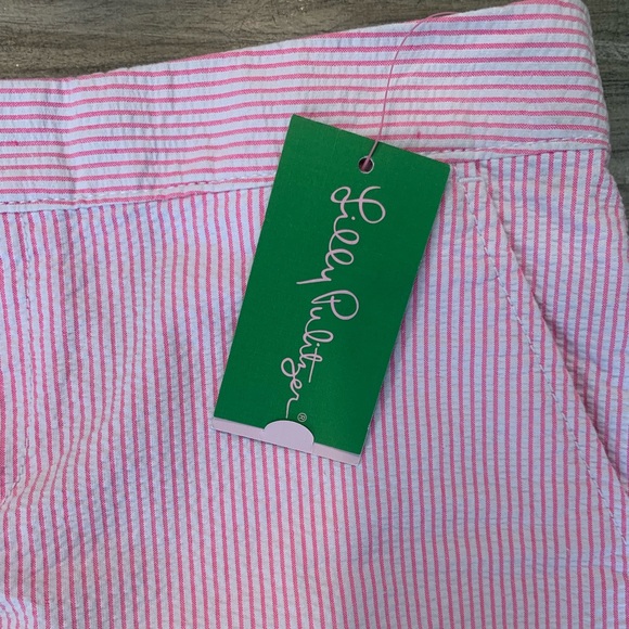 Lilly Pulitzer Seersucker Buttercup Shorts — Size 6 — NWT - Picture 5 of 6